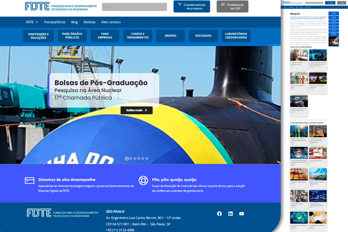FDTE - Fundação para o desenvolvimento tecnológico da engenharia FDTE - Fundação para o desenvolvimento tecnológico da engenharia